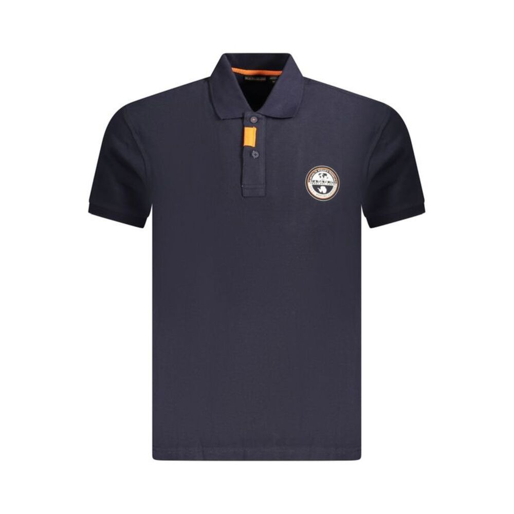 Napapijri Blu Cotton Men Men's Polo